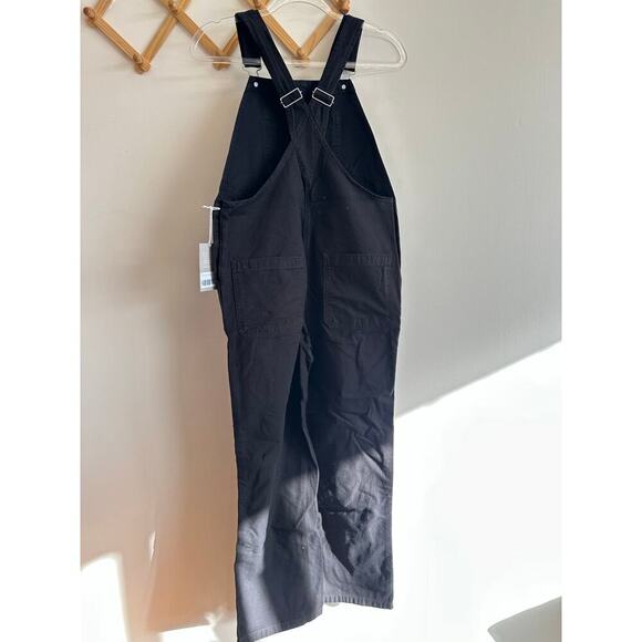 NWT Everlane Cotton Canvas Overalls in Black Size 4 - Picture 12 of 14